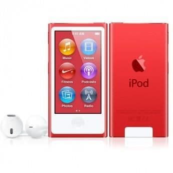 NY APPLE iPod Nano 16GB Red 7:e generationen- REFURBISHED