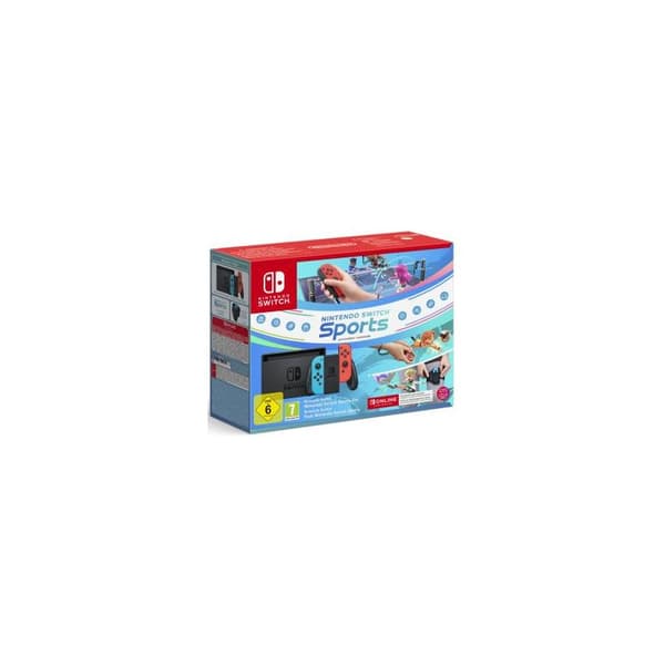 Switch Console 1.1 Neon Blue/Neon Red+Switch Sport+Fascia+12 months EU Blå, Grå, Röd