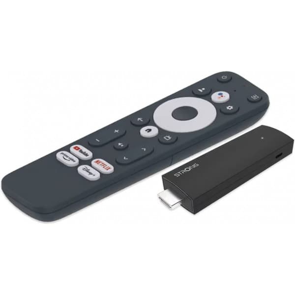 Strong SRT41 Wi-Fi 4K Google TV medieafspiller Sort