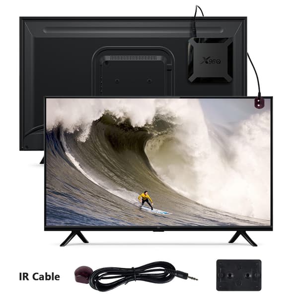4K Smart TV Box, Android 10.0 OS, 2GB RAM, 16GB Lagerplads