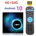 Miniatyrbild 2 av 2: T95 Smart TV Box, Android 10.0, 4GB RAM, 64GB lagring,EU-kontakt, 4GB-32GB