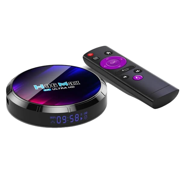 Android TV -boksi, 8K-videon dekoodaus, WiFi6-tuki,4GB 32GB EU-plugi