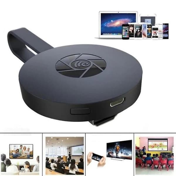 1080P Trådlös TV-adapter - Airplay/Miracast & HDMI | Kompatibel Android/iOS/Windows - CE-märkt & 5G Dual Band
