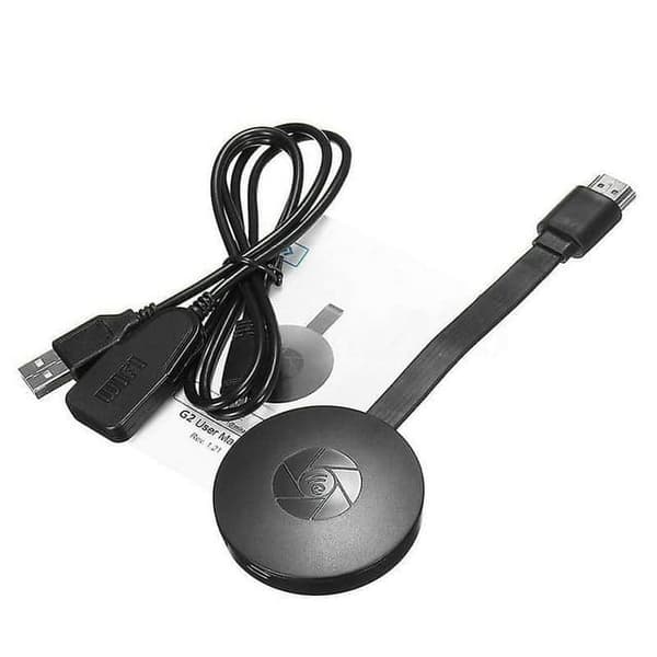 1080P Trådlös TV-adapter - Airplay/Miracast & HDMI | Kompatibel Android/iOS/Windows - CE-märkt & 5G Dual Band