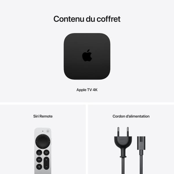 4K TV-box - Apple - 128 GB - Wi-Fi+Ethernet - Svart
