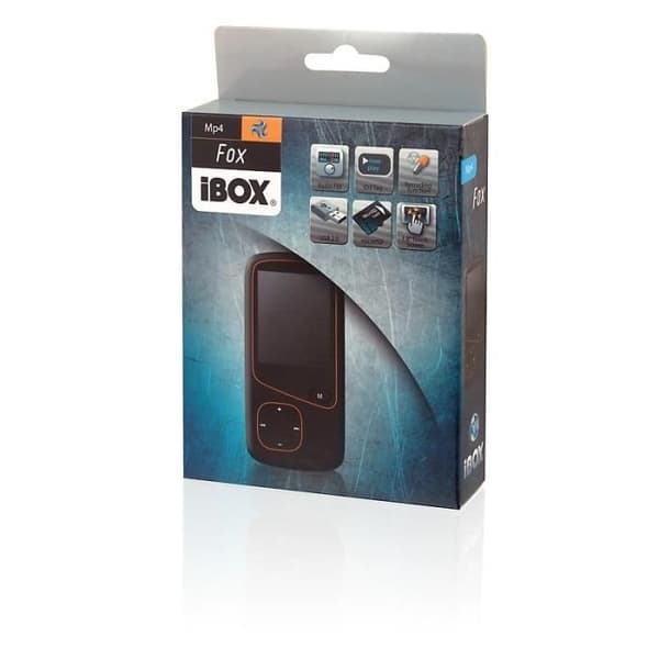 MP4-SPELARE - IBOX - FOX - 4 GB - Svart - Inbyggd radio