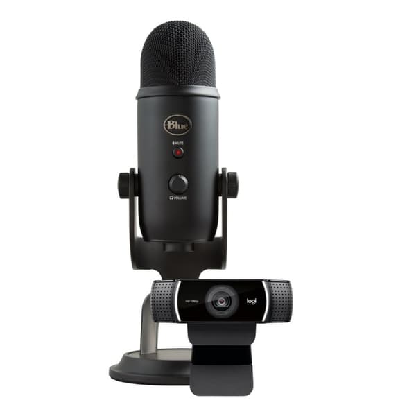 Logitech Blue Yeti + C922 Pro Webcam - Streamer Pack