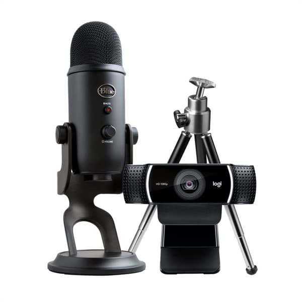 Logitech Blue Yeti + C922 Pro Webcam - Streamer Pack