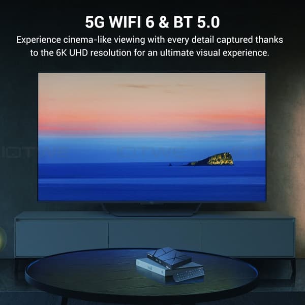Smart TV Box, 4GB RAM, 128GB lagerplads, Android 13.0