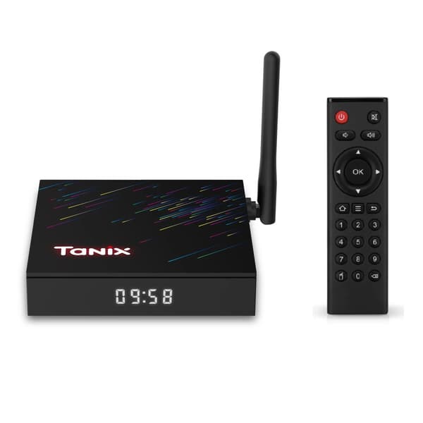 Smart TV-boks, Quad-core CPU, 8GB lagerplads, Android 11 OS,sort