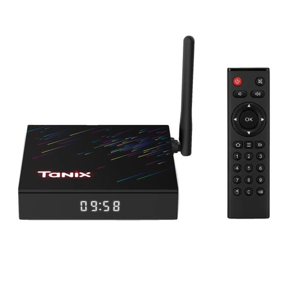 Smart TV-boks, Quad-core CPU, 8GB lagerplads, Android 11 OS,sort