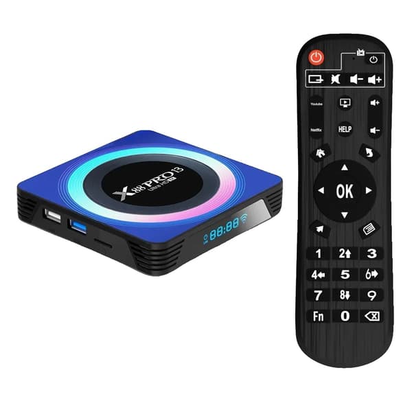 Smart TV Box, 4GB RAM, Android 13.0, HDMI 2.0b,4 32G EU stik