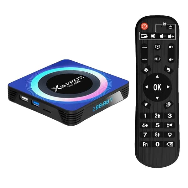 Älykäs TV-laatikko, 4GB RAM, Android 13.0, HDMI 2.0b,4   64G EU Plug