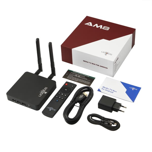 Älykäs TV-boksi, 8GB RAM-muisti, 64GB tallennustila, 8K-videolähtö,AM8 PRO 8G 64G - AM8 PRO 8G 64G, EU-pistoke
