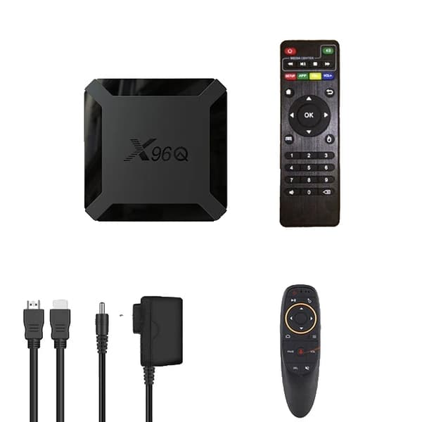 Android Smart TV-box, 4K-upplösning, Quad Core-processor, EU-kontakt, 2G 16G Lägg till G10S