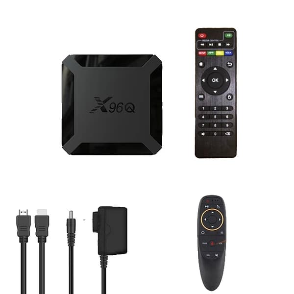 Android Smart TV-box, 4K-upplösning, Quad Core-processor, EU-kontakt, 1G 8G Lägg till G10S