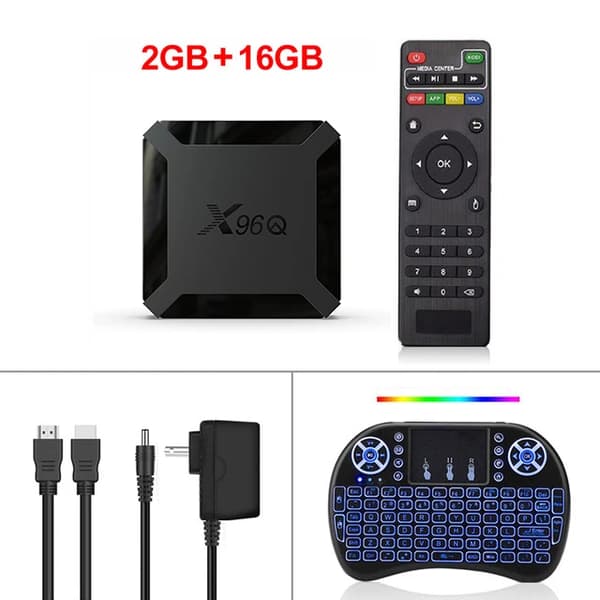 Android äly-tv-boksi, 4K-resoluutio, neljän ytimen prosessori, EU-pistoke, 2G 16G Lisää i8