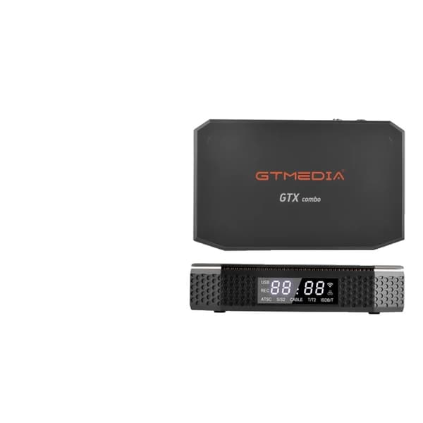 Satellite-modtager, 8K videooutput, 2GB RAM, Android 9.0,EU-stik, GTX Combo