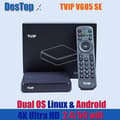 Pikkukuva 2 / 2: TVIP 4K HD BT Smart Set Top TV -laatikko, Linux&Android 70, 24/5G WIFI, H265, EU-pistoke, TVIP V605SE