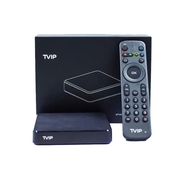 TVIP 4K HD BT Smart Set Top TV -laatikko, Linux&Android 70, 24/5G WIFI, H265, EU-pistoke, TVIP V605SE