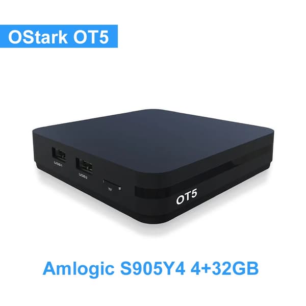 Android Box, 4GB RAM, 32GB lagerplads, 4K videooutput,OT5 PAKKE 1, EU Stik