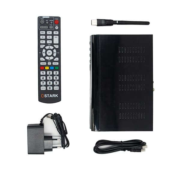 Satelliittivastaanotin, DVB-S/S2/S2X, 1080P, USB WiFi,EU-pistoke