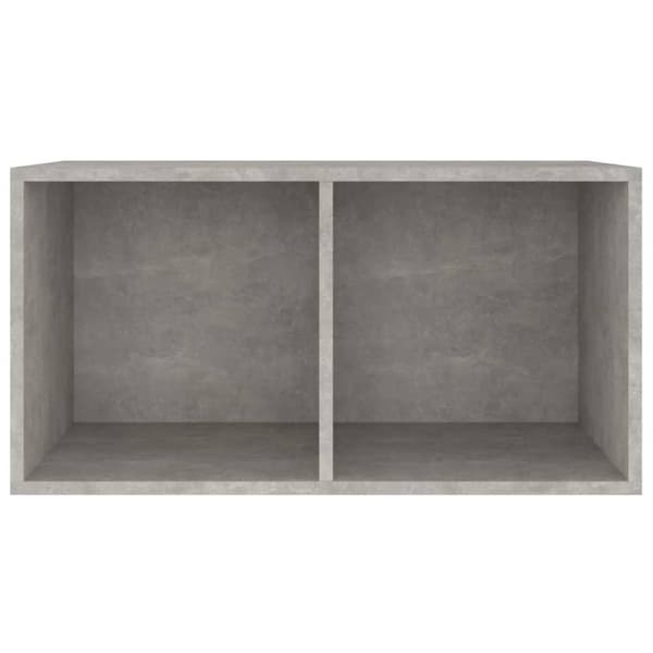vidaXL Vinylhylla betonggrå 71x34x36 cm konstruerat trä