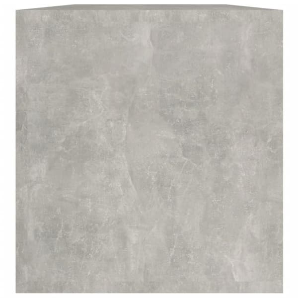 vidaXL Vinylhylla betonggrå 71x34x36 cm konstruerat trä