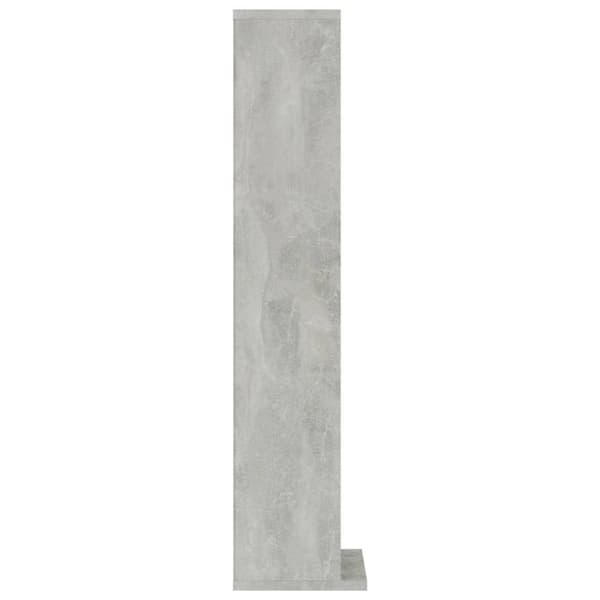 vidaXL CD-skap betonggrå 21x20x88 cm konstruert tre