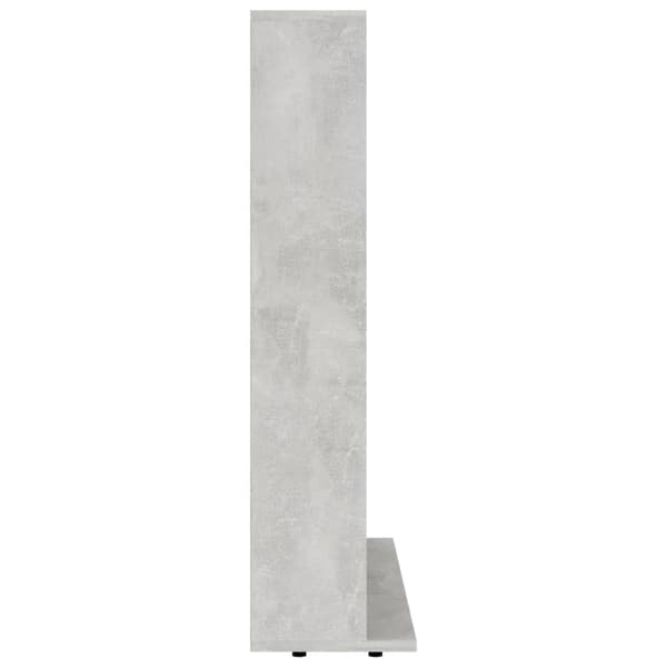 vidaXL CD-skap betonggrå 102x23x89,5 cm sponplate