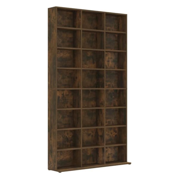 vidaXL Kirjahylly savutammi 102x23x177,5 cm tekninen puu