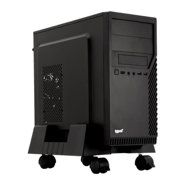 Support för centralenhet PC - Iggual Tech - Justerbar 15-26 cm - Formgjuten plast - 4 hjul