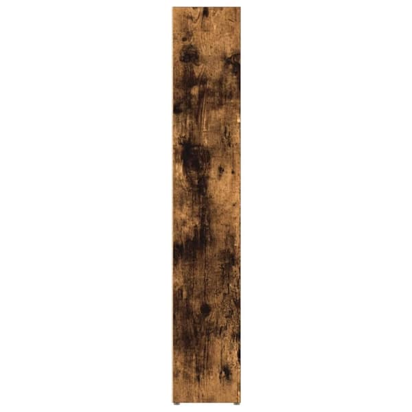 vidaXL CD-skap 2 stk røkt eik 21x16x93,5 cm konstruert tre