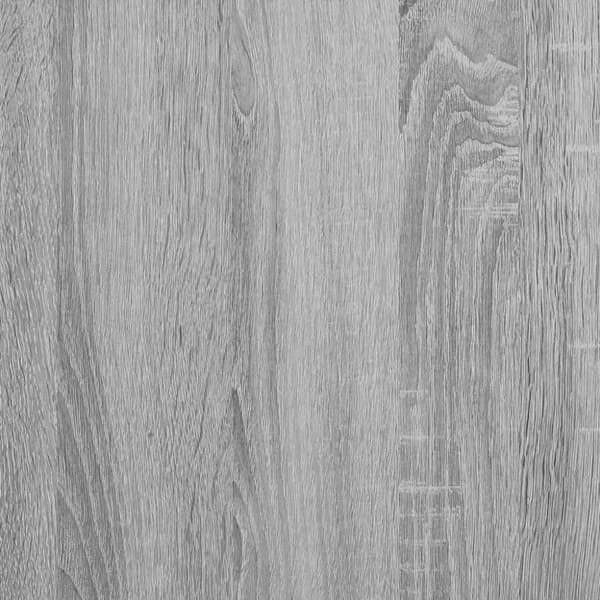 vidaXL CD-hyllor 2 st grå sonoma 21x16x93,5 cm konstruerat trä