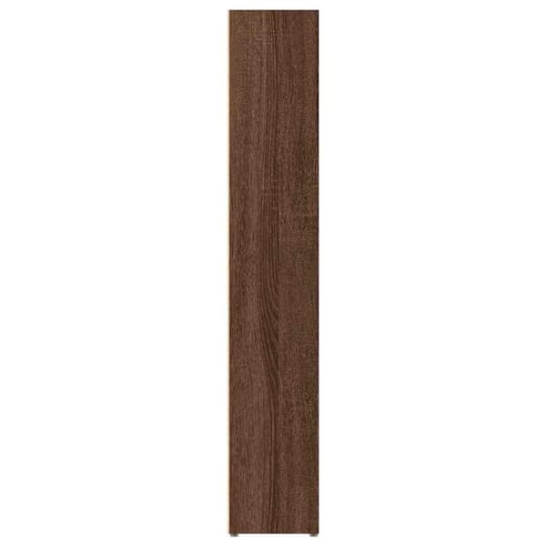 vidaXL CD-hyllyt 2 kpl ruskea tammi 21x16x93,5 cm tekninen puu