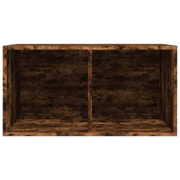 vidaXL Vinylhylla rökfärgad ek 71x34x36 cm konstruerat trä