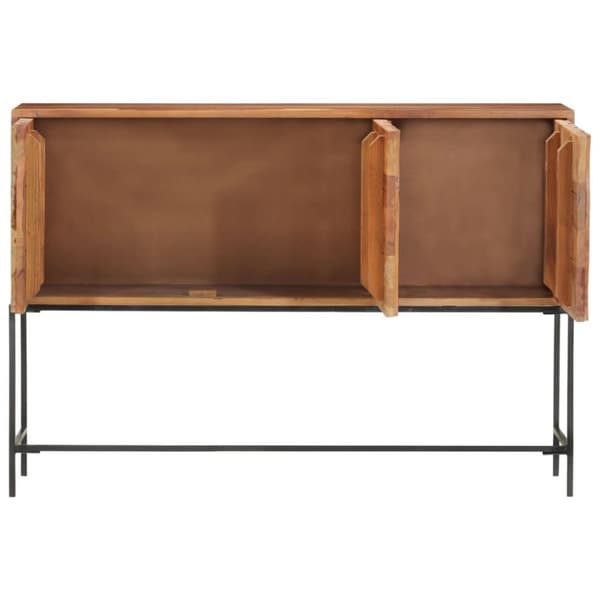 vidaXL Senkki 110x28x76 cm täysi akasiapuu