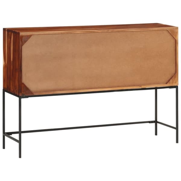 vidaXL Skänk 110x28x76 cm massivt akaciaträ