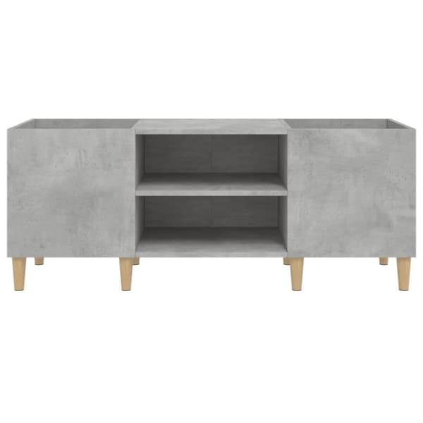 vidaXL vinylskab 121x38x48 cm konstrueret træ betongrå