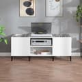 Miniatyrbillede 3 af 8: vidaXL vinylskab 121x38x48 cm konstrueret træ hvid