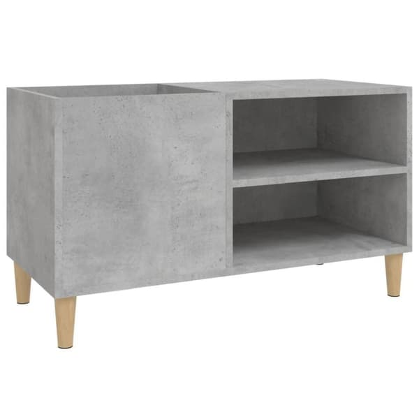 vidaXL Hifi-benk betonggrå 84,5x38x48 cm konstruert tre