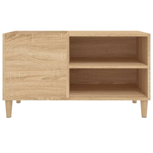 vidaXL Hifi-benk sonoma eik 84,5x38x48 cm konstruert tre