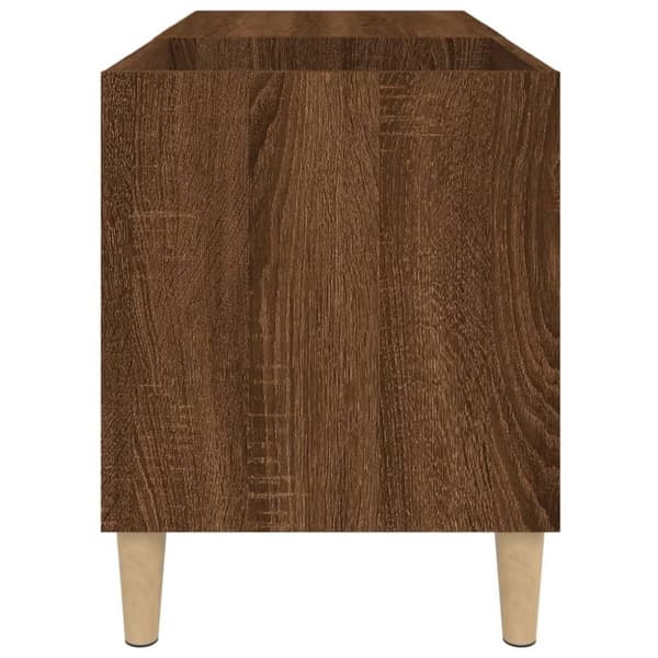 vidaXL Hifi-benk brun eik 84,5x38x48 cm konstruert tre