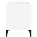 Miniatyrbilde 6 av 8: vidaXL Hifi-benk hvit 84,5x38x48 cm konstruert tre