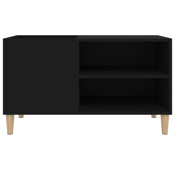 vidaXL Hifi-benk svart 84,5x38x48 cm konstruert tre