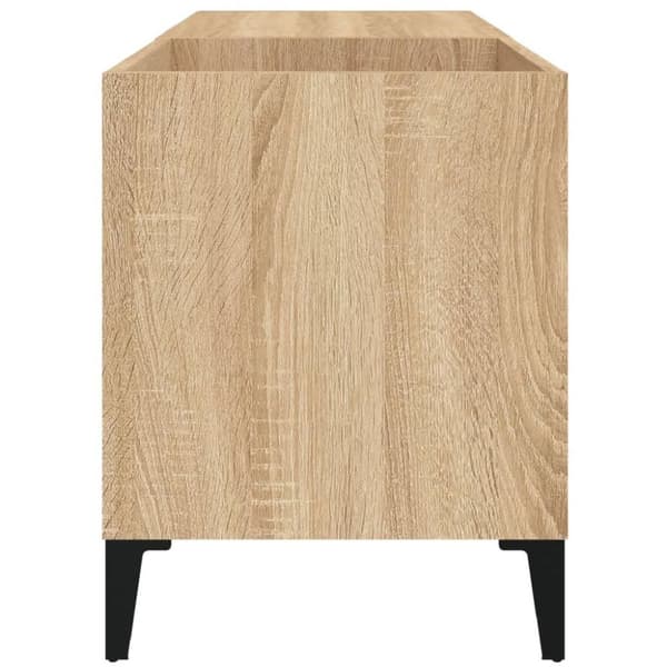 vidaXL Hifi-benk sonoma eik 84,5x38x48 cm konstruert tre