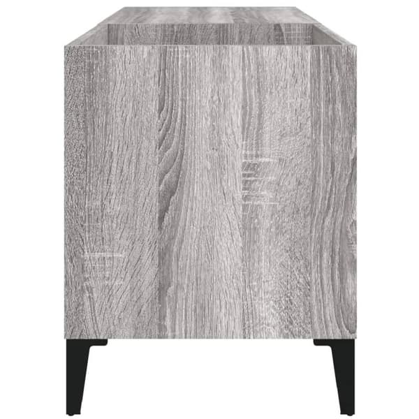vidaXL Stereobänk grå sonoma 84,5x38x48 cm konstruerat trä