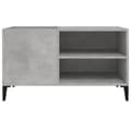 Miniatyrbilde 5 av 8: vidaXL Hifi-benk betonggrå 84,5x38x48 cm konstruert tre