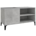 Miniatyrbilde 1 av 8: vidaXL Hifi-benk betonggrå 84,5x38x48 cm konstruert tre