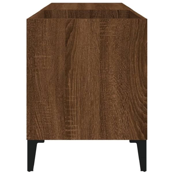 vidaXL Stereobänk brun ek 84,5x38x48 cm konstruerat trä